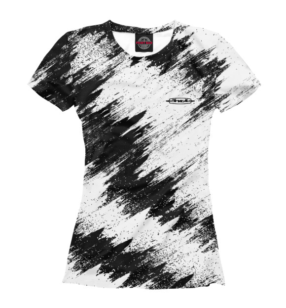 Женская футболка с изображением ЗИЛ цвета Белый