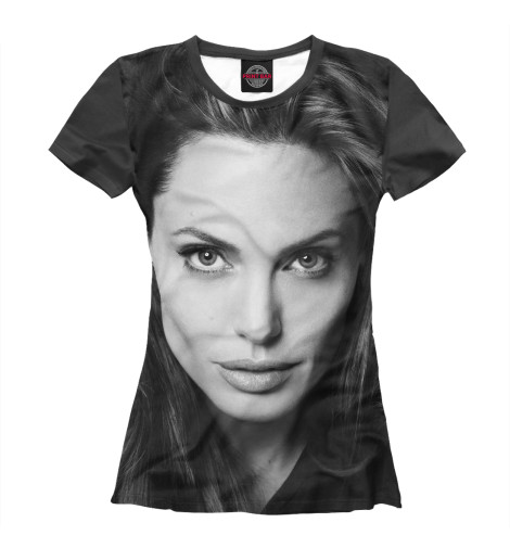 

Футболки Print Bar, Белый, Анджелина Джоли
