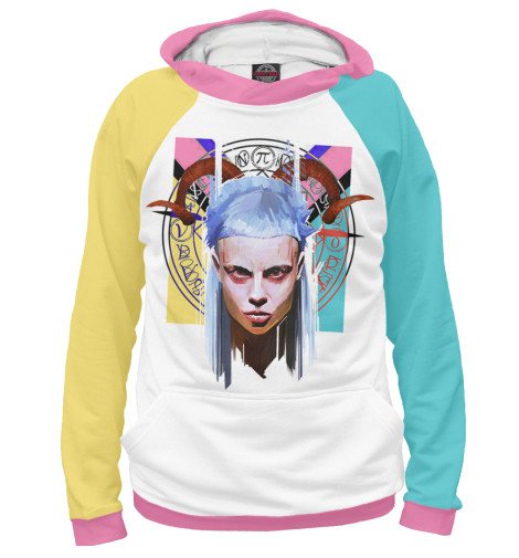 

Худи Print Bar, Белый, Die Antwoord