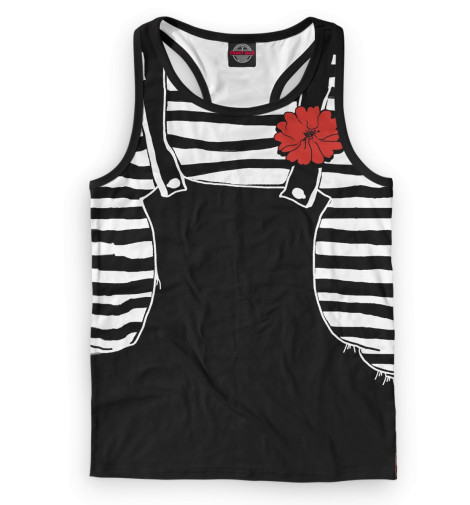 

Майки борцовки Print Bar, Белый, Костюм мима