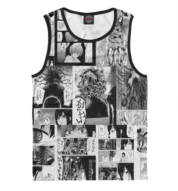 Майка для мальчика с изображением Девочка, которая видит это цвета Белый