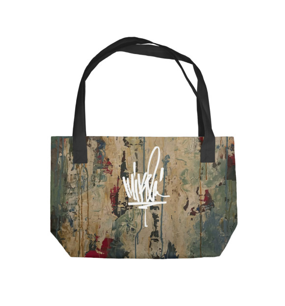Пляжная сумка с изображением Mike Shinoda – Post Traumatic цвета 