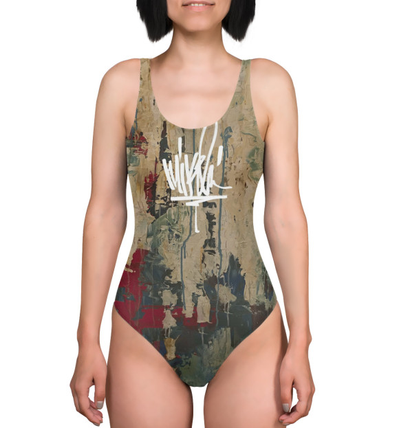 Купальник-боди с изображением Mike Shinoda – Post Traumatic цвета 