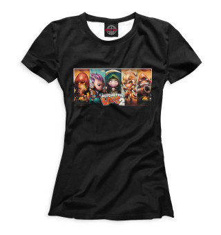 Женская футболка Mushroom Wars 2