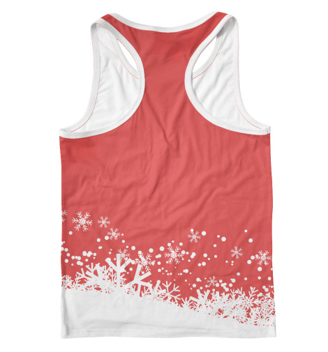 

Майки борцовки Print Bar, Белый, Дед Мороз