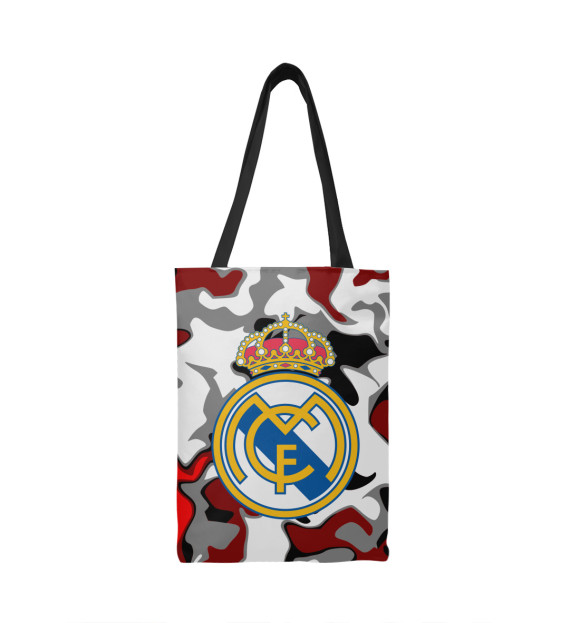 Сумка-шоппер с изображением FC Real Madrid цвета 