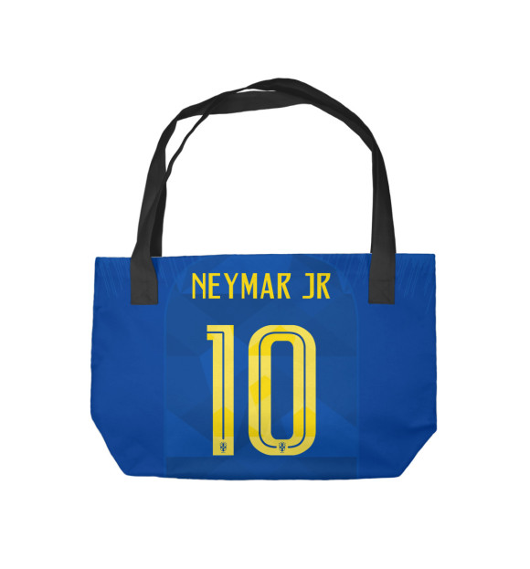 Пляжная сумка с изображением Neymar World Cup 2018 цвета 