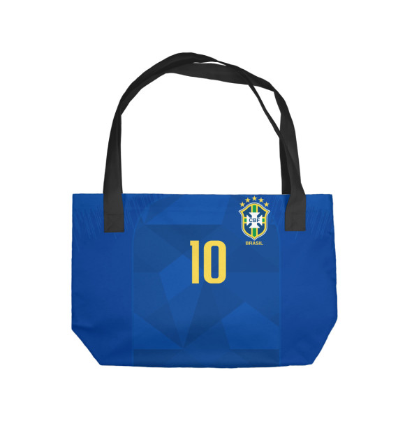Пляжная сумка с изображением Neymar World Cup 2018 цвета 