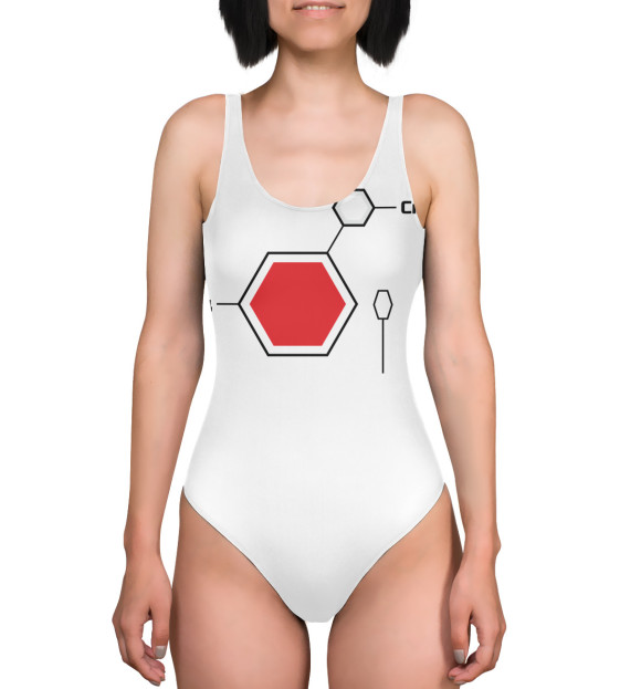 Купальник-боди с притом Сметанат борщу цвета  Купальник-боди с изображением Сметанат борщу цвета