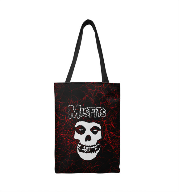 Сумка-шоппер с притом The Misfits цвета  Сумка-шоппер с изображением The Misfits цвета