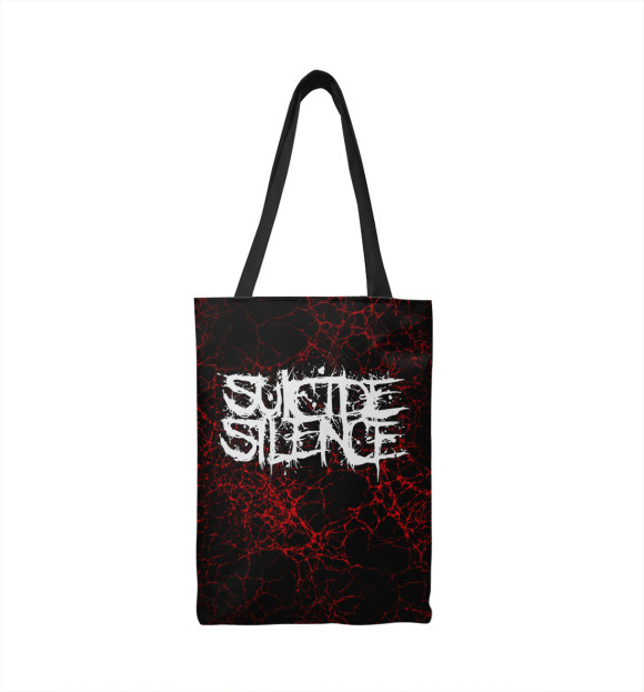 Сумка-шоппер с притом Suicide Silence цвета  Сумка-шоппер с изображением Suicide Silence цвета