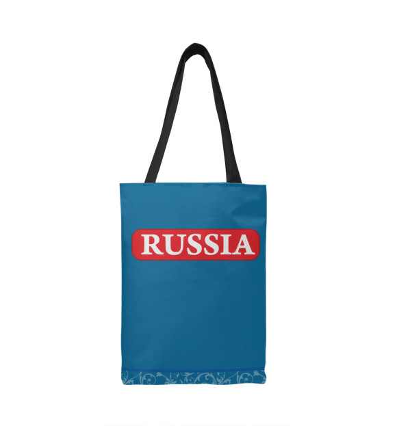 Сумка-шоппер с изображением Россия цвета 