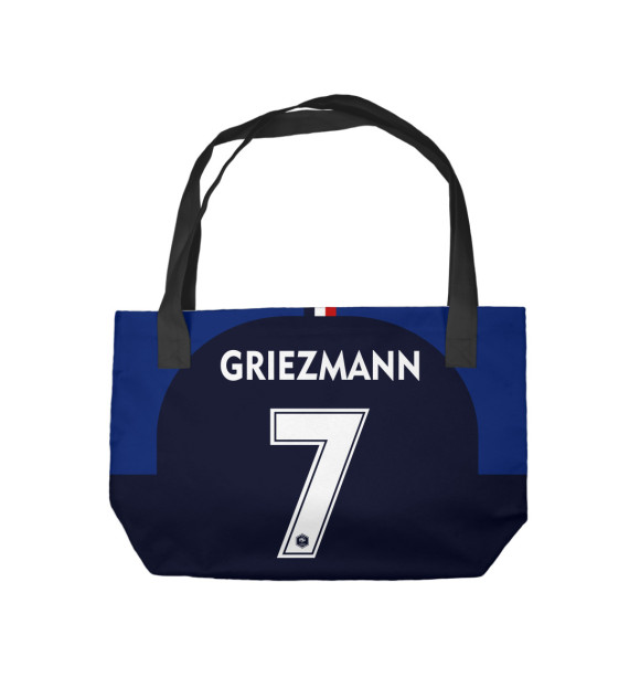 Пляжная сумка с изображением Антуан Гризманн - Сборная Франции цвета 