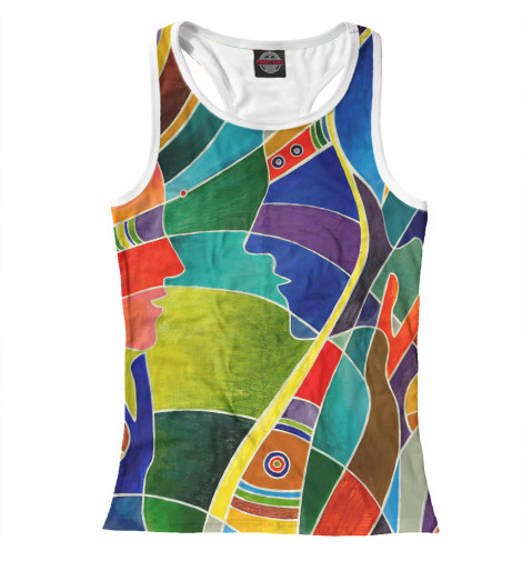 

Майки борцовки Print Bar, Белый, Гармония любви