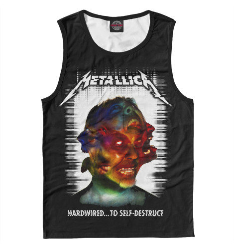 

Майки Print Bar, Белый, Metallica Hardwired...To Self-Destruct