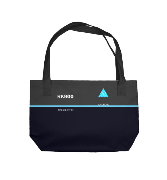 Пляжная сумка с изображением Detroit RK900 цвета 