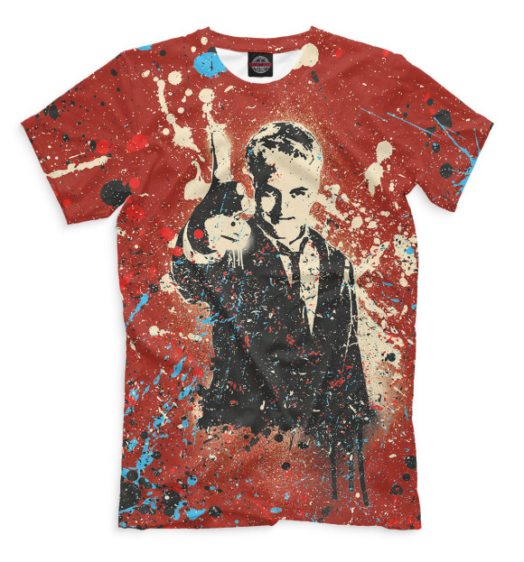 Мужская футболка с изображением На Игле цвета Светло-коричневый