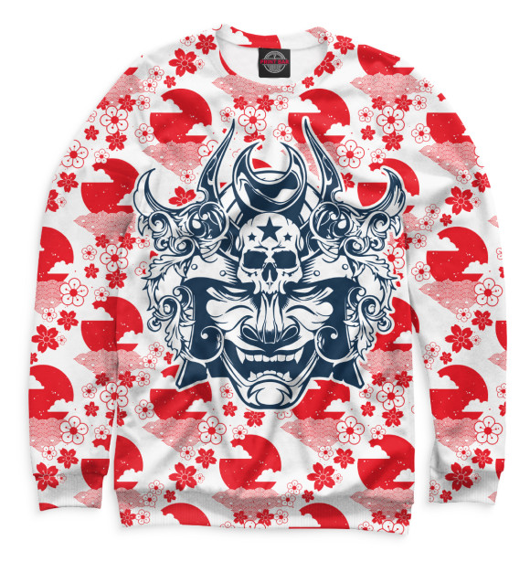 Свитшот для девочек с изображением Япония цвета Белый