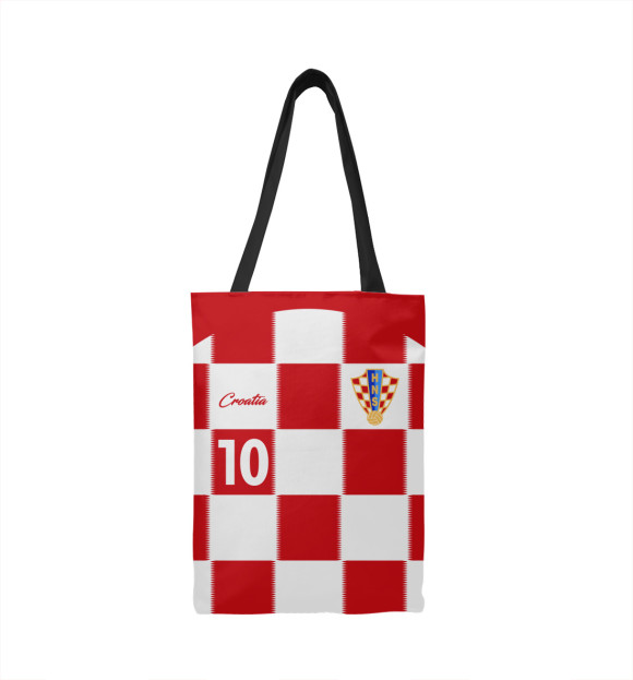 Сумка-шоппер с изображением Лука Модрич - Сборная Хорватии цвета 