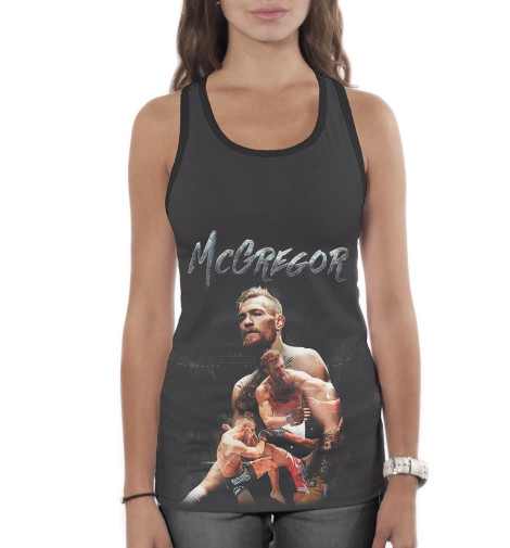 

Майки борцовки Print Bar, Белый, Конор МакГрегор