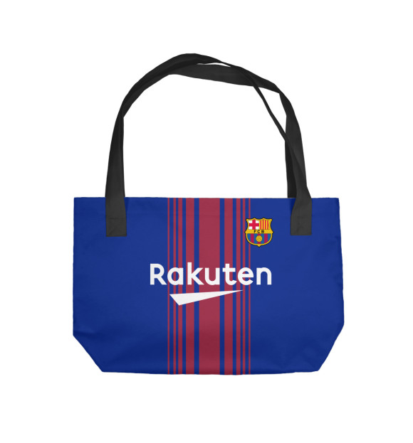Пляжная сумка с изображением Barcelona Домашняя-Месси 10 цвета 
