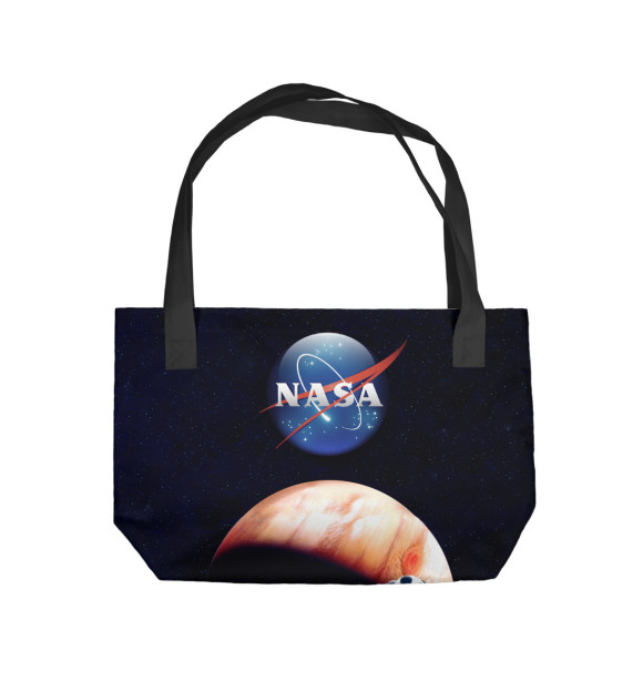 Пляжная сумка с изображением NASA цвета 