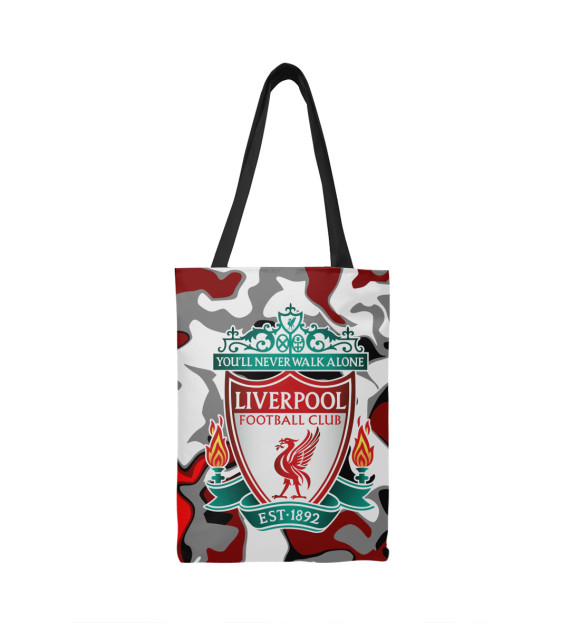 Сумка-шоппер с изображением Liverpool цвета 