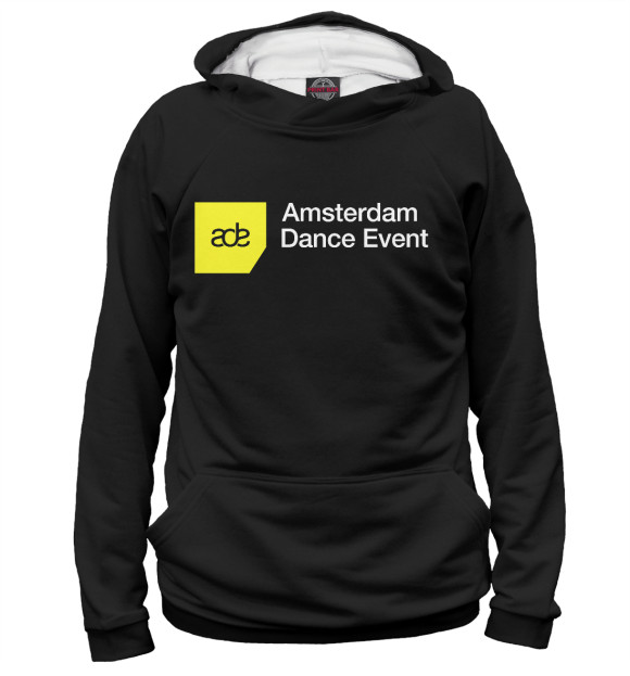 Худи для девочки с изображением Amsterdam Dance Event цвета Белый