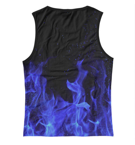 

Майки Print Bar, Белый, Синий огонь