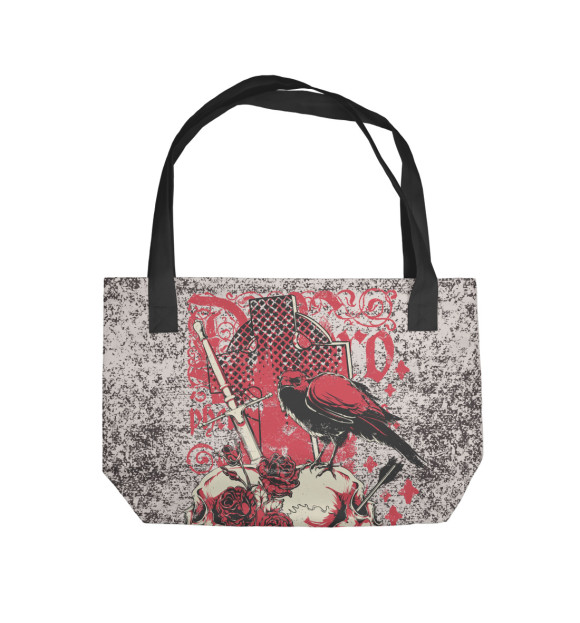 Пляжная сумка с изображением Occulf gothic цвета 