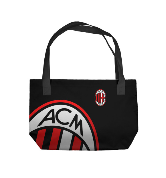 Пляжная сумка с изображением Милан цвета 