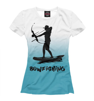 Женская футболка Bowfishing