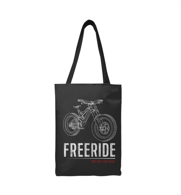 Сумка-шоппер с изображением FreeRide цвета 