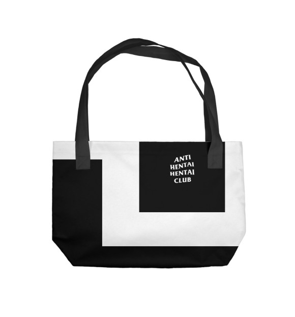 Пляжная сумка с изображением ARRC Black edition цвета 