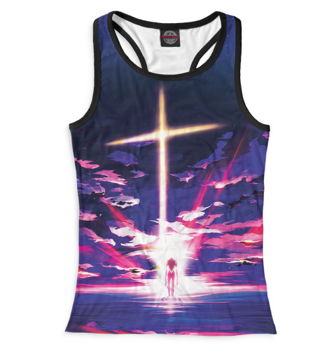 

Майки борцовки Print Bar, Белый, Neon Genesis Evangelion