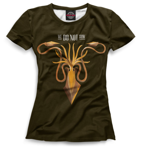 

Футболки Print Bar, Белый, Символ Грейджой