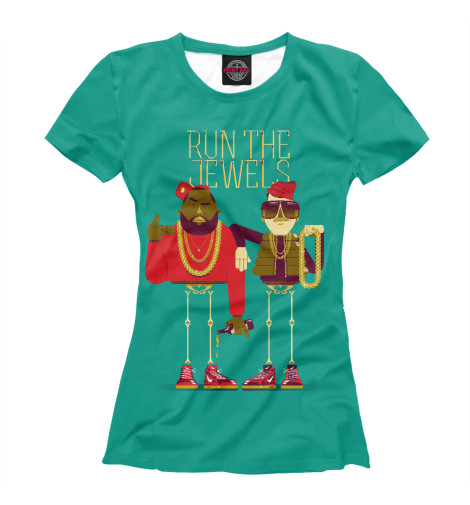 

Футболки Print Bar, Белый, Run The Jewels
