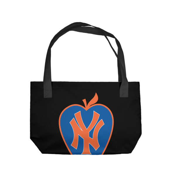 Пляжная сумка с изображением New York Apple цвета 