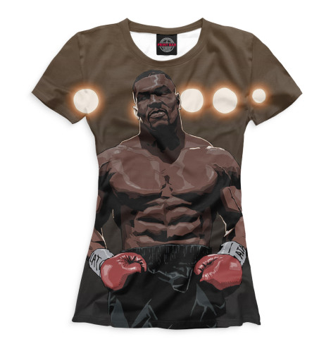 

Футболки Print Bar, Белый, Майк Тайсон