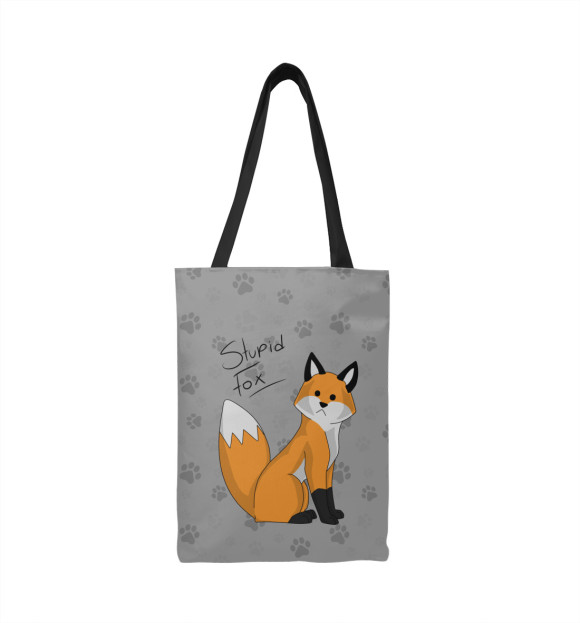 Сумка-шоппер с изображением A Foxy Fox цвета 