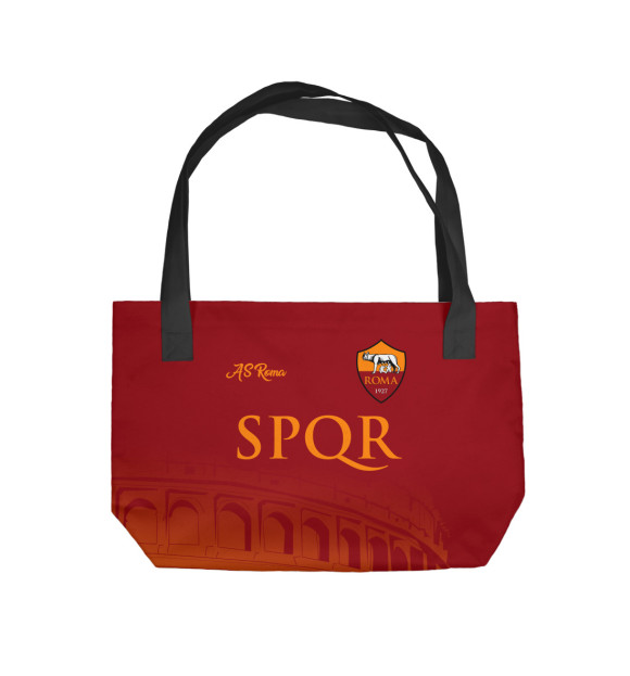 Пляжная сумка с изображением Рома цвета 