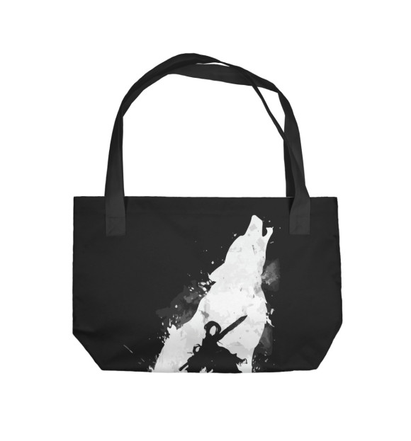 Пляжная сумка с изображением Sif and Artorias цвета 