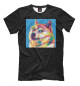 Мужская футболка Doge Color