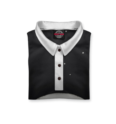 

Поло Print Bar, Белый, Хипстер