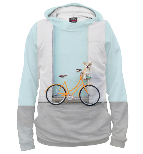 

Худи Print Bar, Белый, Вельш Корги