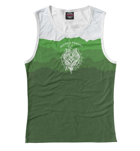 

Майки Print Bar, Белый, Sacred forest