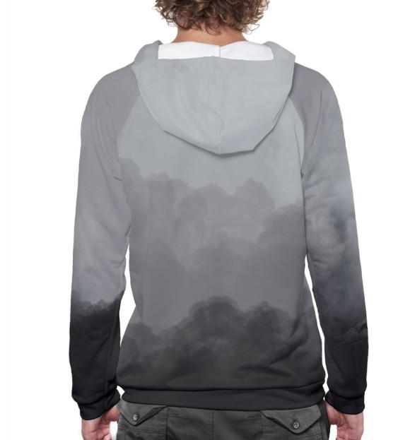 Мужское худи с изображением Call of Duty: WWII цвета Белый