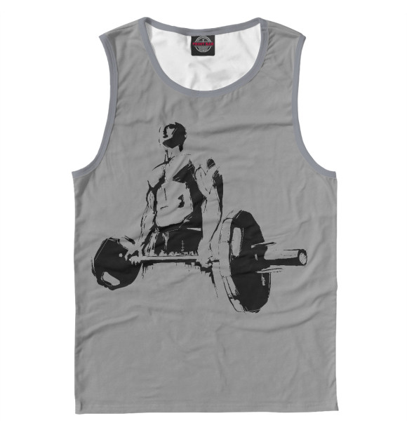 Майка для мальчика с притом Nutrition цвета Белый Майка для мальчика с изображением Nutrition цвета Белый