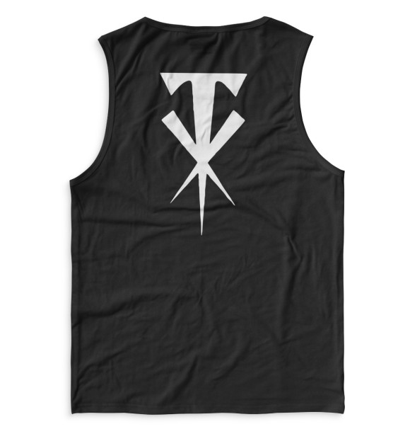 Мужская майка с изображением Гробовщик цвета Белый