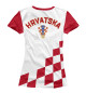 Женская футболка Хорватия